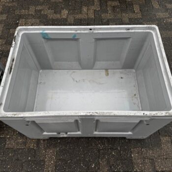 Palletbox 120x80 cm grijs – kunststof bak #5