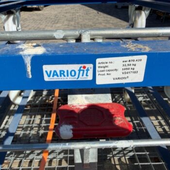Palletonderwagen voor pallets palletbox 1200x1000 mm 1050 kg