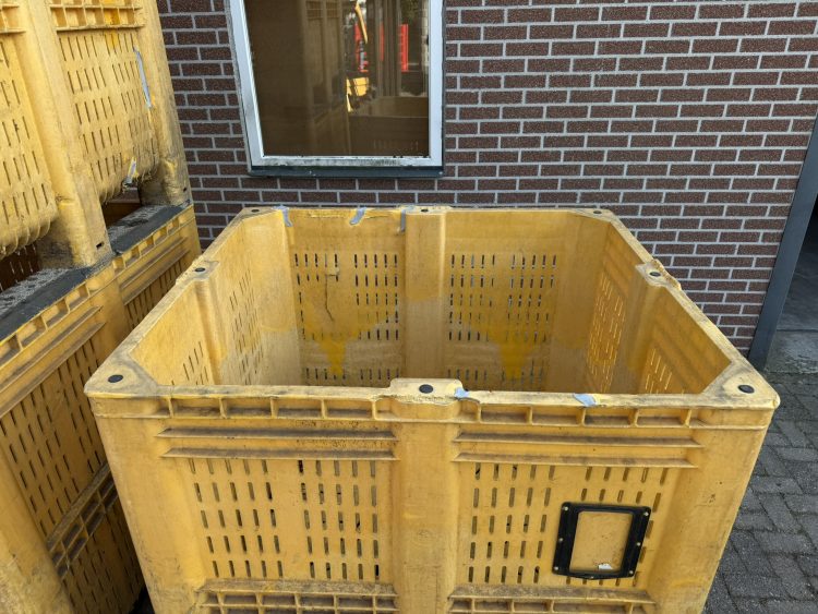 Jumbo XL Palletbox 1400L Kunststof Stapelbak geperforeerd