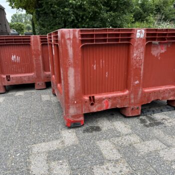 Geobox palletbox paarden opslag voerbox kunststof hooi slowfeeder