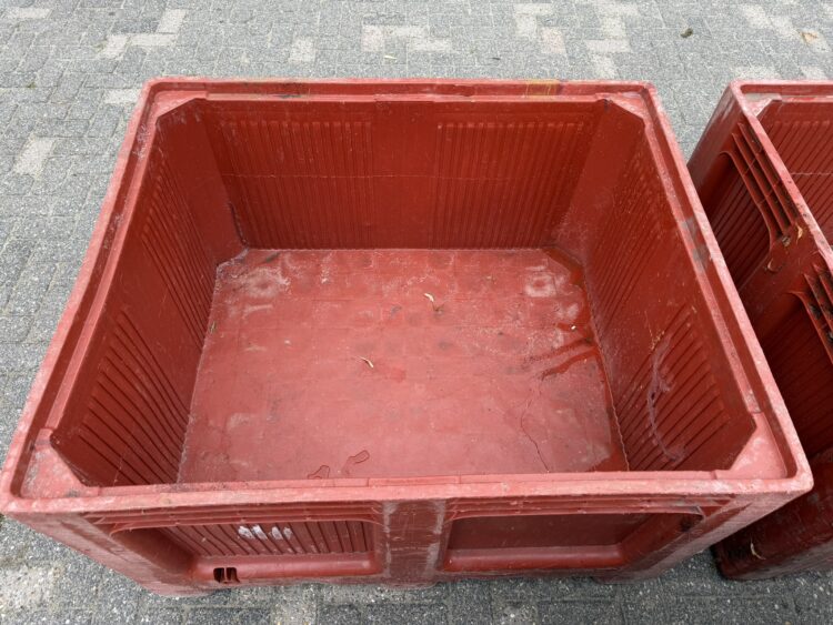 Geobox palletbox paarden opslag voerbox kunststof hooi slowfeeder