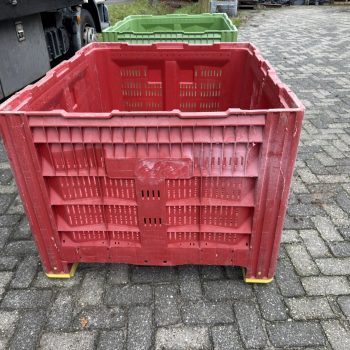 Geperforeerde palletbox voor hooi, opslag, haardhout, fruit