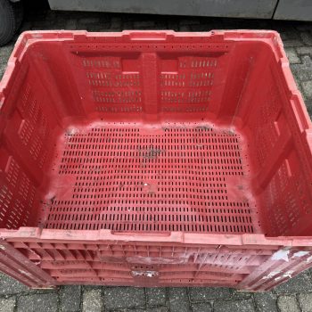 Geperforeerde palletbox voor hooi, opslag, haardhout, fruit