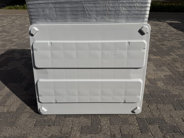 Dolav kunststof deksel voor palletbox 1200x1000mm nieuw