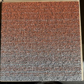 Desso tapijttegels Fuse 5102 grijs/oranje 50x50cm Nieuw