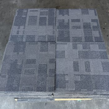 Tapijttegels 50x50cm grijs blokjes gebruikt
