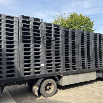 Kunststof pallet | 6 onderlatten | meerdere op voorraad