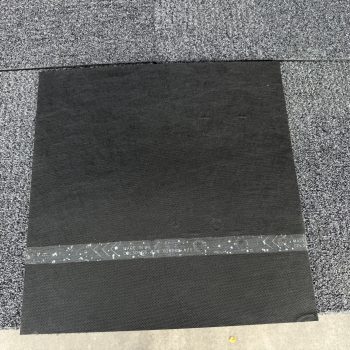 Interface Heuga tapijttegels 50x50cm donker grijs gebruikt