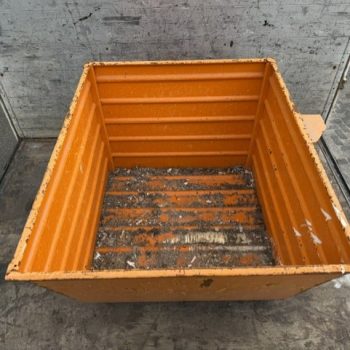 Kiepbak Kruizinga container standaard oranje staal