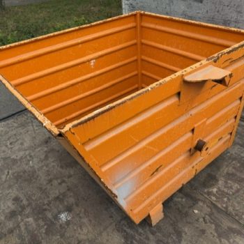 Kiepbak Kruizinga container standaard oranje staal