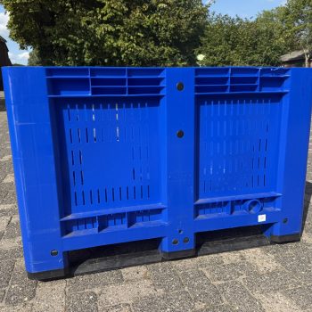 Geperforeerde kunststof palletbox 1200X800X780mm nieuwstaat