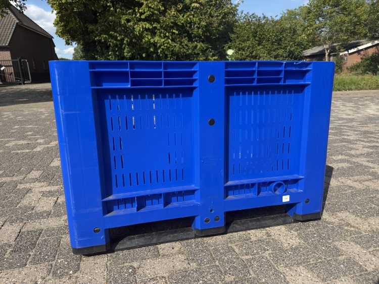 Geperforeerde kunststof palletbox 1200X800X780mm nieuwstaat