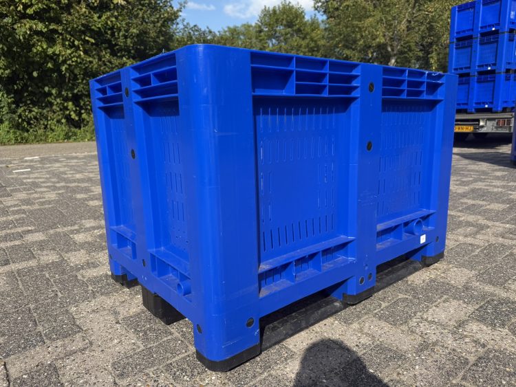 Geperforeerde kunststof palletbox 1200X800X780mm nieuwstaat