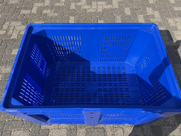 Geperforeerde kunststof palletbox 1200X800X780mm nieuwstaat