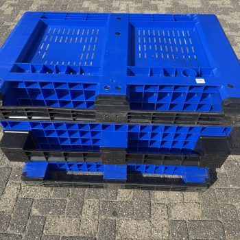 Geperforeerde kunststof palletbox 1200X800X780mm nieuwstaat