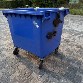 Kunststof rolcontainer 1100 liter Direct leverbaar container