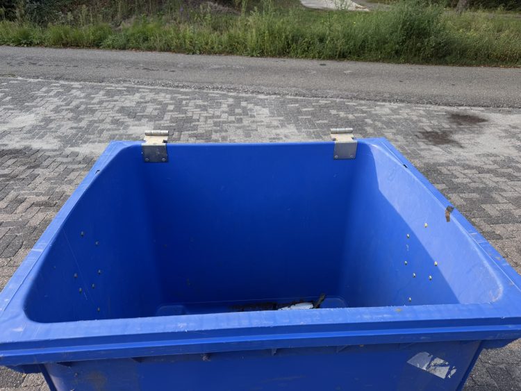Kunststof rolcontainer 1100 liter Direct leverbaar container