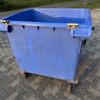 Kunststof rolcontainer 1100 liter Direct leverbaar container