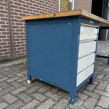 Overtoom Werkbank met Ladekast Beuken Werkblad Bankschroef