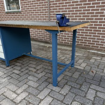 Overtoom Werkbank met Ladekast Beuken Werkblad Bankschroef