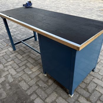 Overtoom Werkbank met Ladekast Beuken Werkblad Bankschroef
