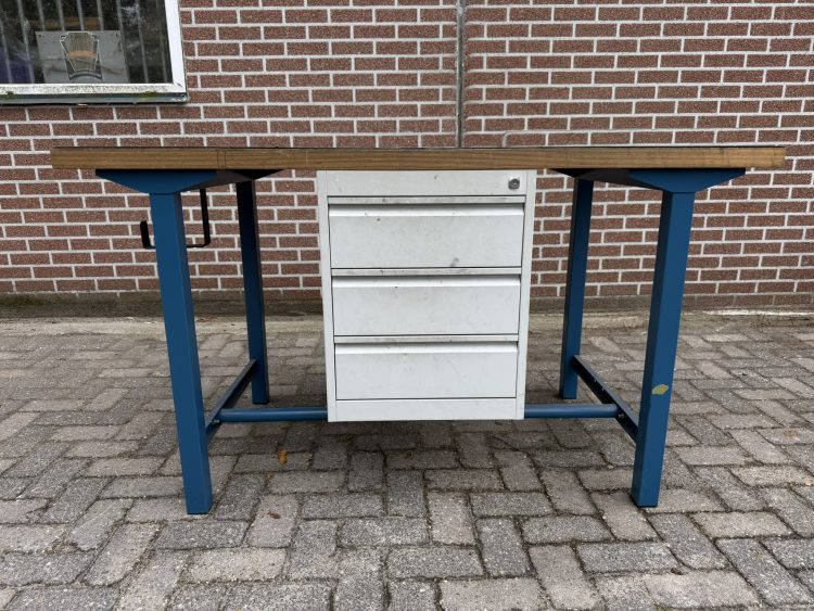 Overtoom Werkbank met Ladekast Beuken Werkblad Topkwaliteit