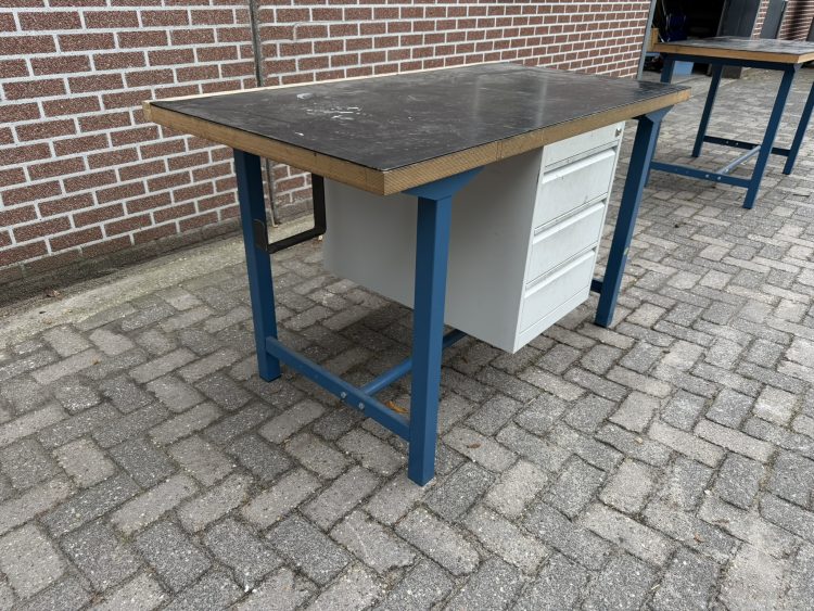 Overtoom Werkbank met Ladekast Beuken Werkblad Topkwaliteit