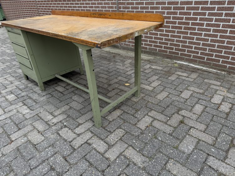 Overtoom Werkbank met Ladekast Beuken Werkblad Topkwaliteit