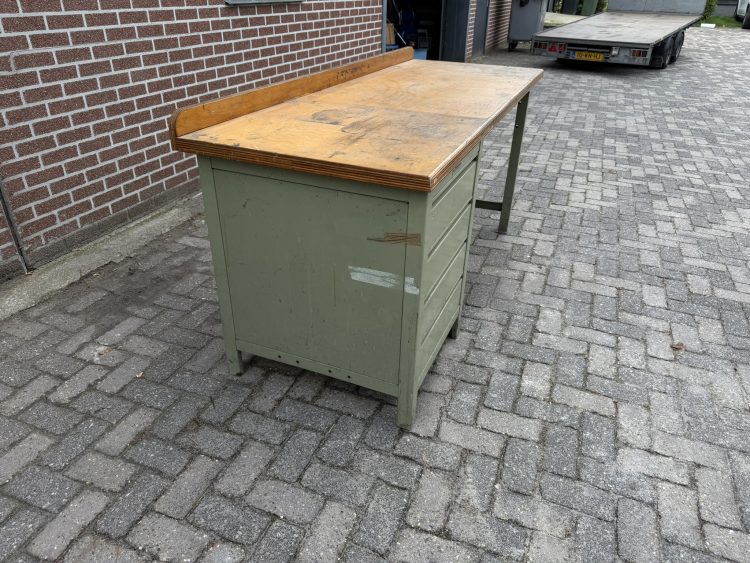 Overtoom Werkbank met Ladekast Beuken Werkblad Topkwaliteit