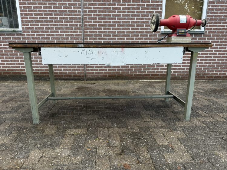 Overtoom Werkbank met Lade Beuken werkblad polijstmachine