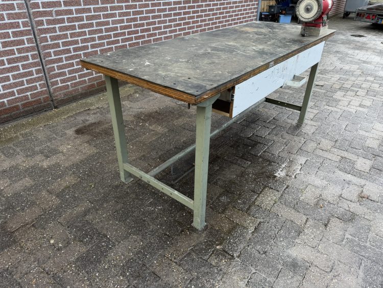 Overtoom Werkbank met Lade Beuken werkblad polijstmachine