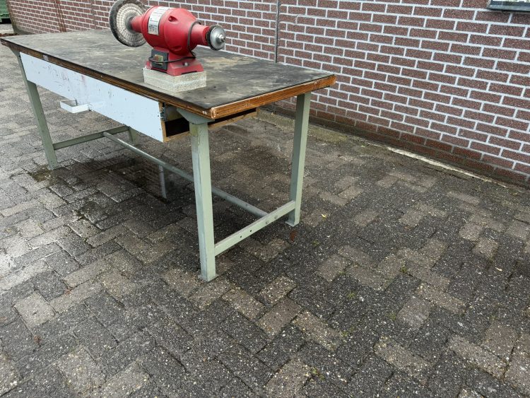 Overtoom Werkbank met Lade Beuken werkblad polijstmachine