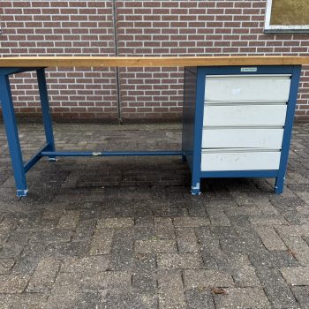 Overtoom Werkbank met Ladekast Beuken Werkblad Topkwaliteit