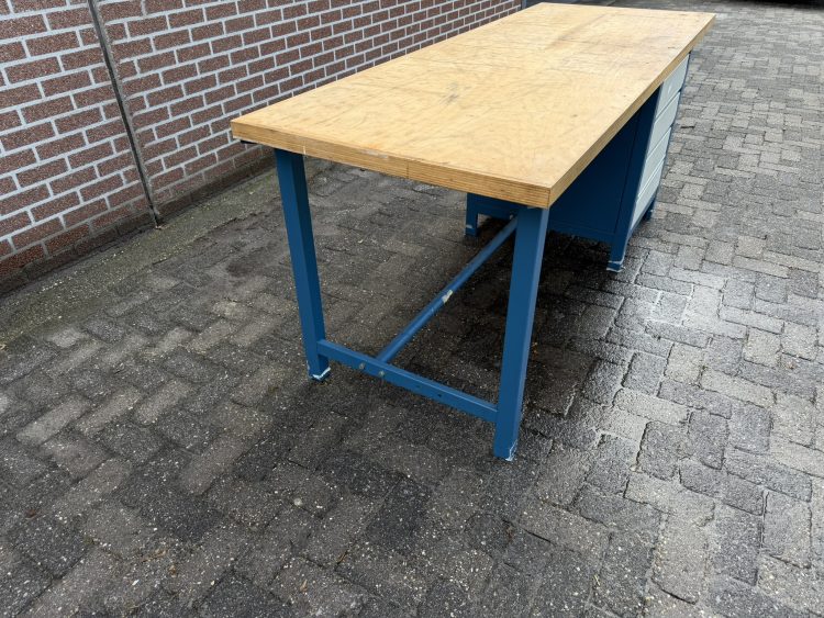 Overtoom Werkbank met Ladekast Beuken Werkblad Topkwaliteit