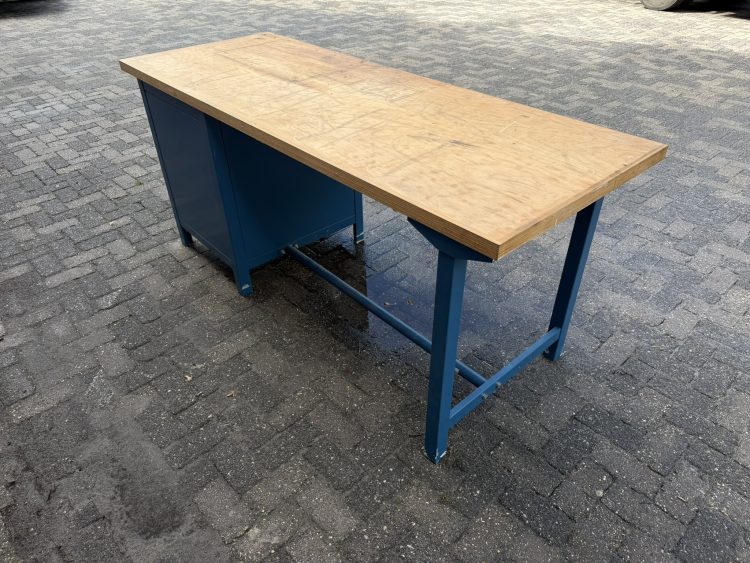 Overtoom Werkbank met Ladekast Beuken Werkblad Topkwaliteit