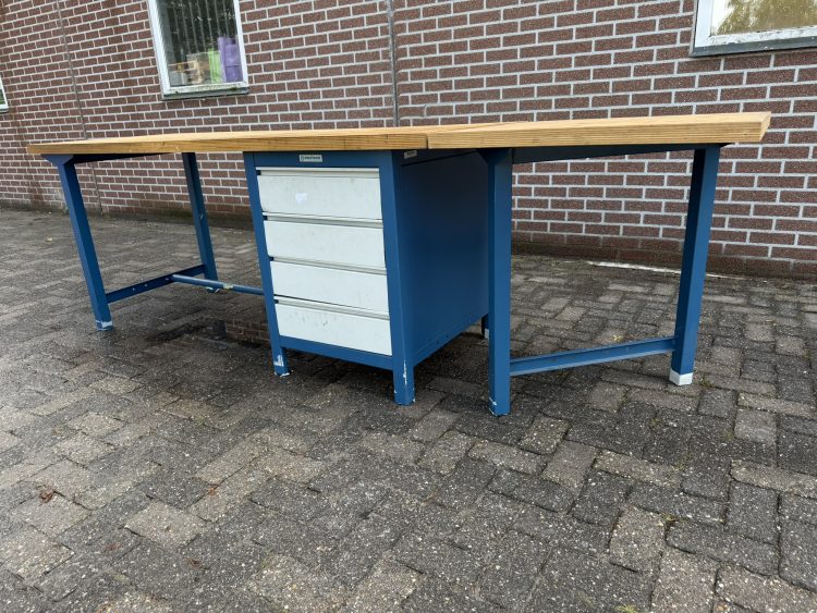 Overtoom Werkbank met Ladekast Beuken Werkblad Topkwaliteit
