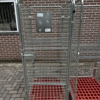 Rolcontainer transport rol kar etalage 3 zijdig