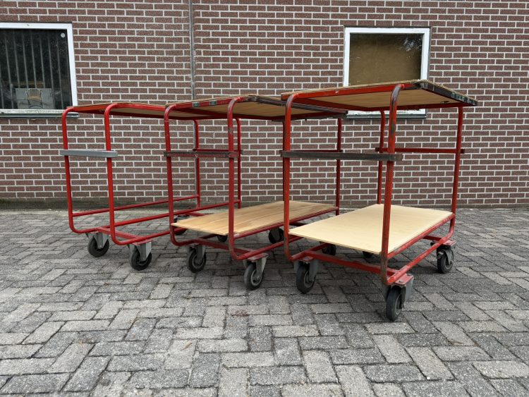 Etagewagen, Magazijnwagen, Transportkar, Orderpickkar