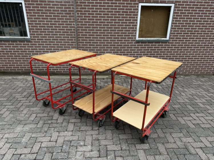 Etagewagen, Magazijnwagen, Transportkar, Orderpickkar