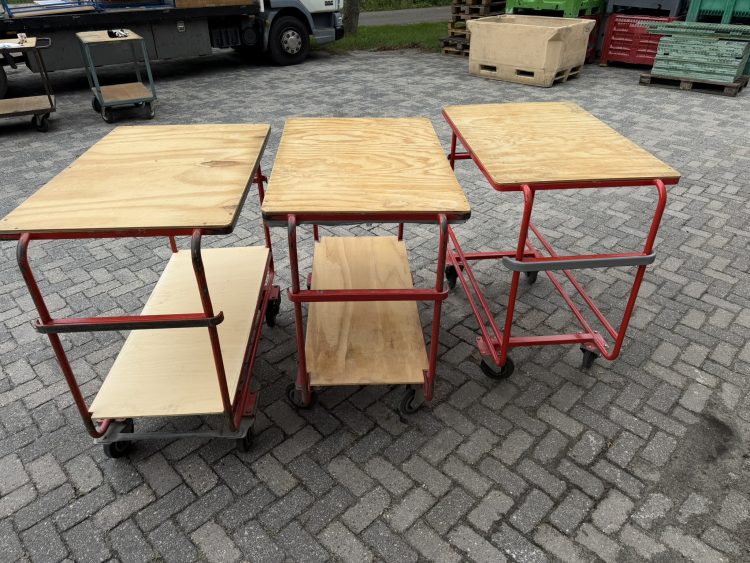 Etagewagen, Magazijnwagen, Transportkar, Orderpickkar
