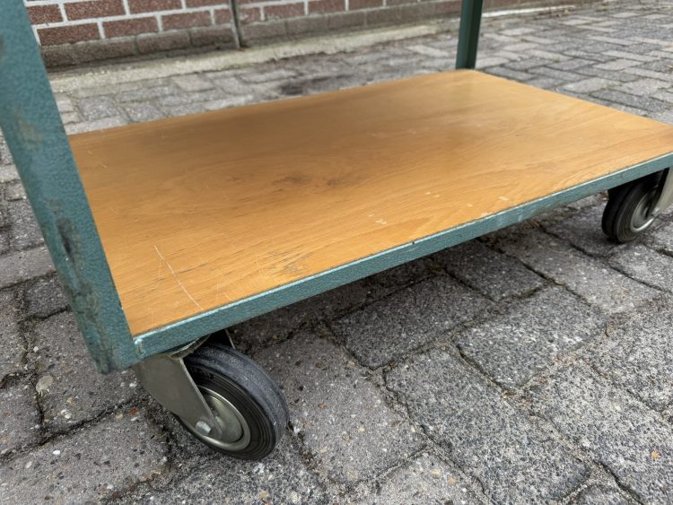 Overtoom Etagewagen, Magazijnwagen, Transportkar 3 plateaus