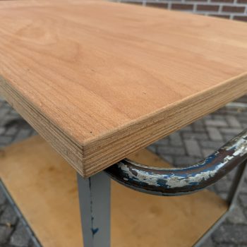 Mobiele werkbank met nieuwe beuken werkblad 40mm