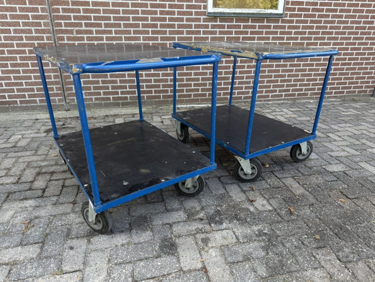 Etagewagen, Magazijnwagen, Transportkar, Orderpickkar