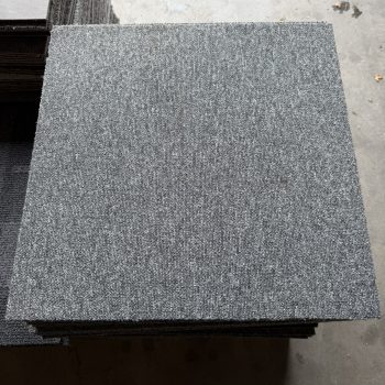 Partij gebruikte tapijttegels grijs 23m2