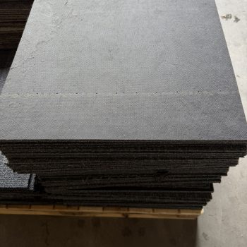 Partij gebruikte tapijttegels grijs 23m2