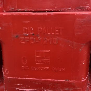 Kunststof pallets-Hygiëne zeer goede staat 1200x1000x1700mm