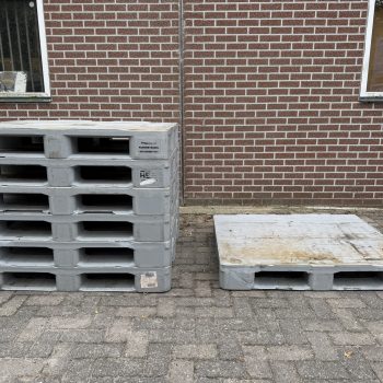 Kunststof pallets-Hygiëne gesloten dek 1200x1000x150mm
