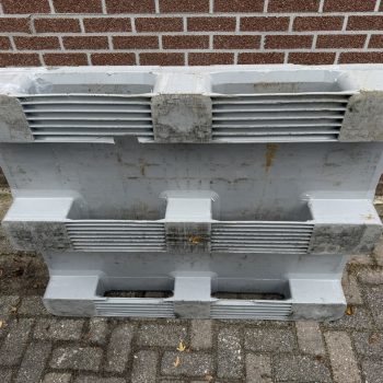 Kunststof pallets-Hygiëne gesloten dek 1200x1000x150mm