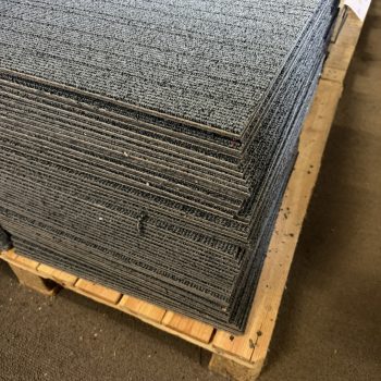 Partij Desso tapijttegels B-keus grijs 50x50cm nieuw #025