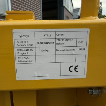 Ruw terrein palletwagen 1200Kg